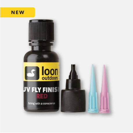 Loon UV Colored Fly Finish Red Cements, Glue, Epoxy