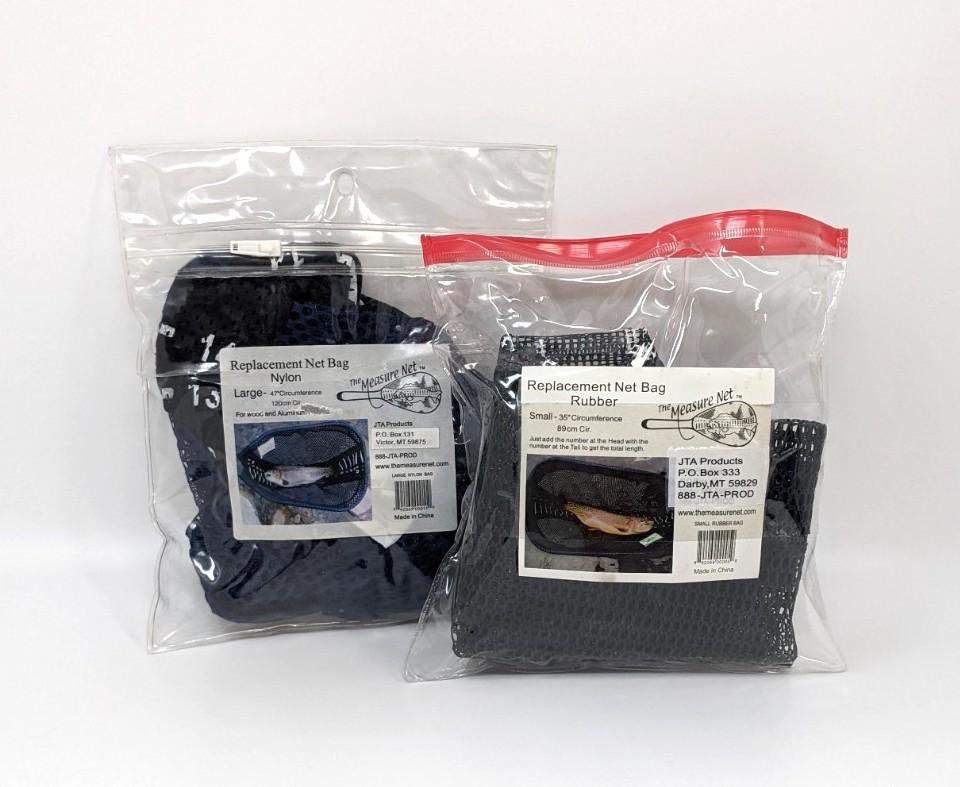 Fly Fishing Nets, Replacement net bags, Measure net