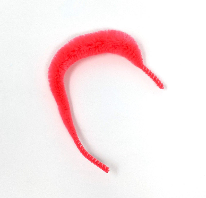 Micro Mini Mangums Dragon Tail 4" Fl Hot Pink Chenilles, Body Materials