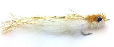 Murdich Minnow size 1/0 Gold/White Warmwater Flies