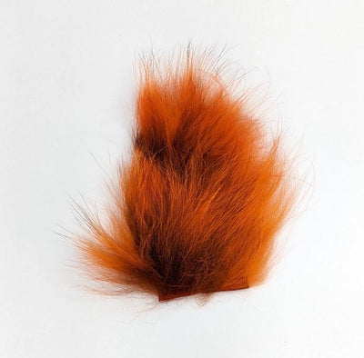 Nature's Spirit Dyed Coyote Premium Wing Fur Hot Orange Hair, Fur
