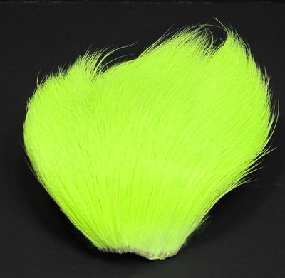 Nature's Spirit Dyed Deer Belly Hair Fl Chartreuse 