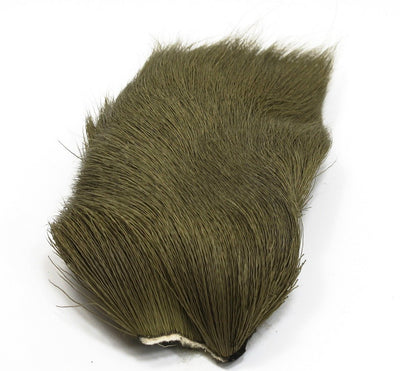 Nature's Spirit Dyed Deer Belly Hair Olive
