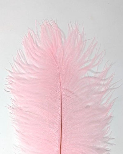 Nature's Spirit Ostrich Plume Pink Saddle Hackle, Hen Hackle, Asst. Feathers