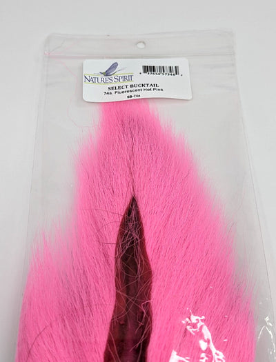 Nature's Spirit Select Bucktail Fl Hot Pink Hair, Fur