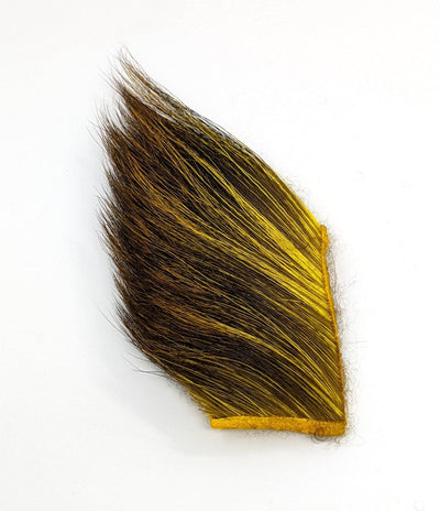 Nature's Spirit Speckled Moose Body Hair 2" x 3" Yellow Hair, Fur