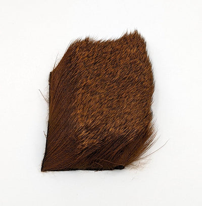 Nature's Spirit Spinning Deer Hair Dyed 3" x 4" Brown Hair, Fur