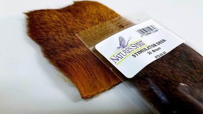 Nature's Spirit Stimulator Deer Hair 2" x 3" Bleached Hair, Fur