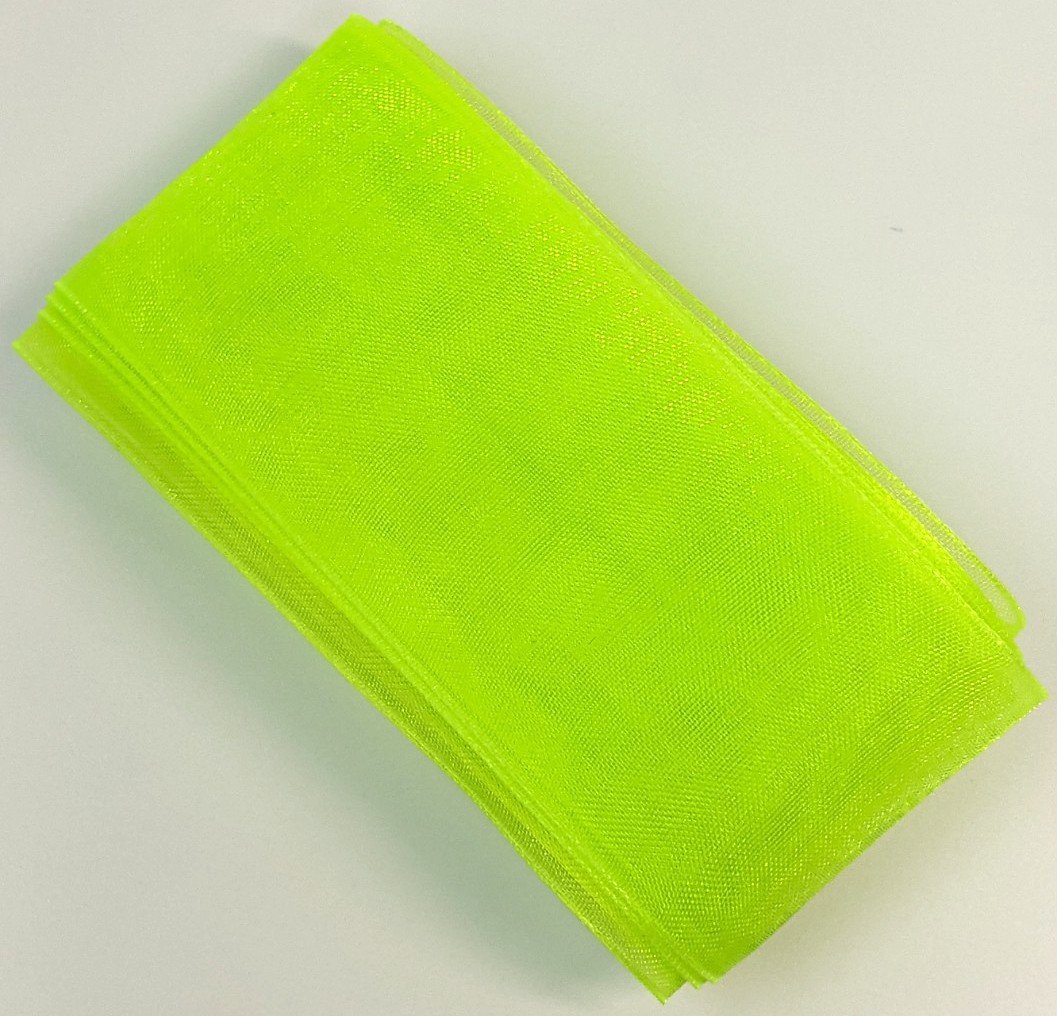 Hareline Dubbin Pseudo Hackle Fl Chartreuse / 1 1/2" Chenilles, Body Materials