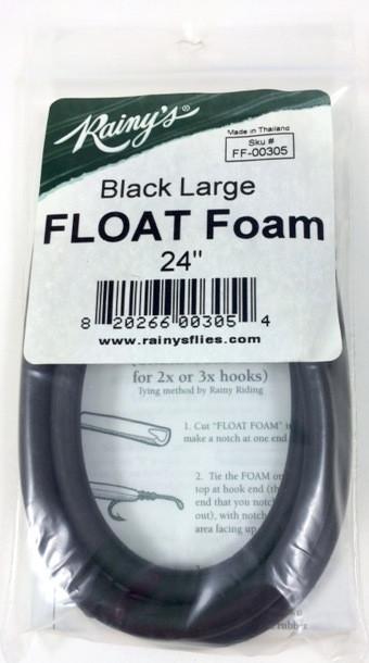 Rainy's Float Foam Black / Large Chenilles, Body Materials