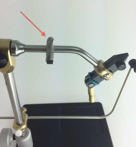 Material Clip on a Vise