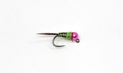 RIO French Dip Jig - Pink Bead Chartreuse / 2.8 / 14 Flies
