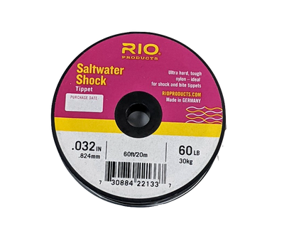 Rio Heavy Saltwater Shock Tippet 60lb, 60ft Leaders & Tippet