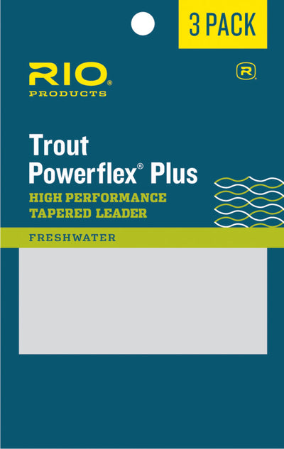 Rio Powerflex Plus Leader 7.5ft 5X 3 pack Leaders & Tippet