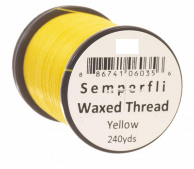 Semperfli Classic Waxed Thread 12/0 Yellow Threads