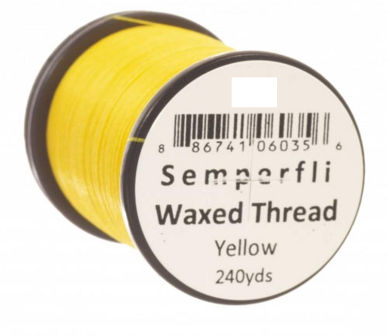 Semperfli Classic Waxed Thread 12/0 Yellow Threads