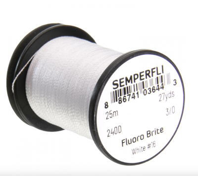 Semperfli Fluoro Brite #16 White Threads
