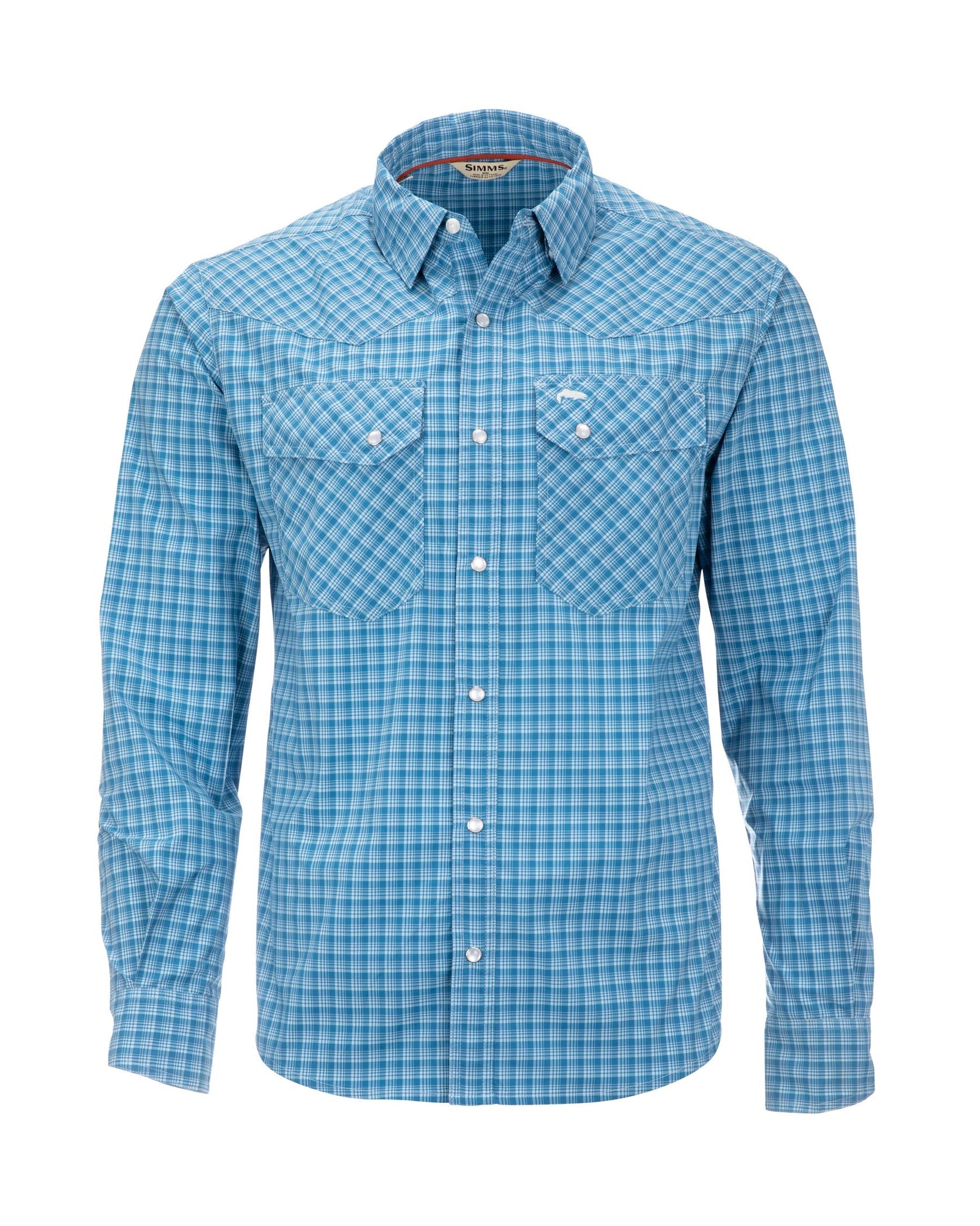 Simms Double Haul Fishing Short-Sleeve Button-Down Shirt for Men