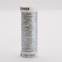 Sulky Metallic Thread 250 yd. Spool Holoshimmer Silver Wires, Tinsels