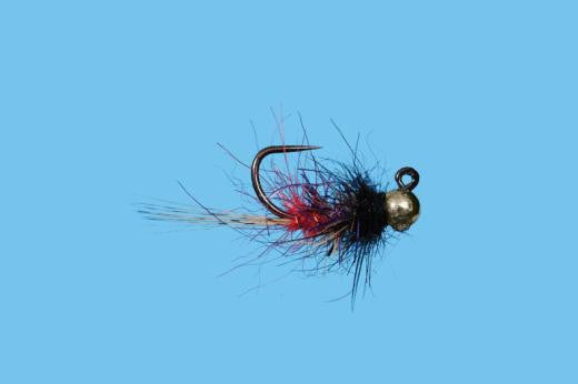 Tungsten Jig Red Butt Nymph Trout Fly