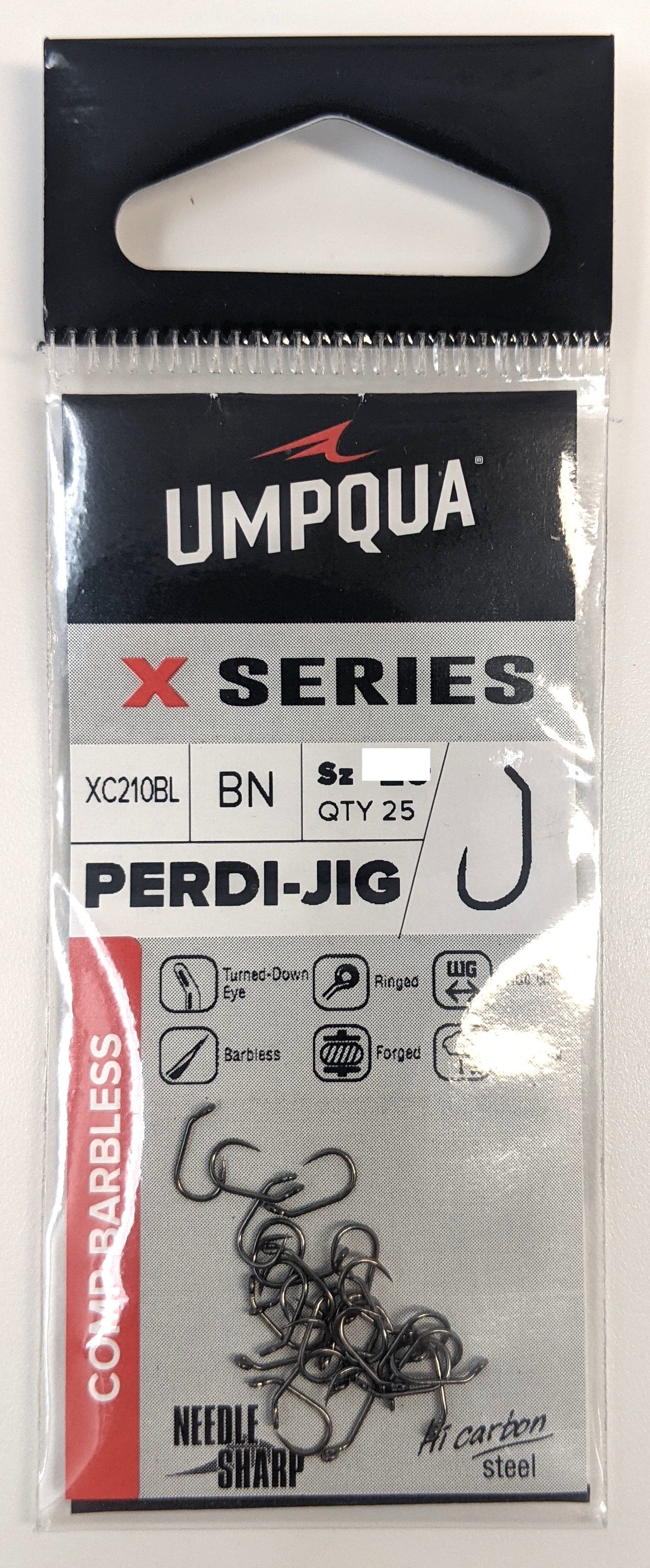 Umpqua XC 210BL-BN PerdiJig Hook 25 Pack