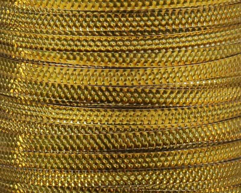 Uni Embossed Flat French Tinsel Gold / Medium Wires, Tinsels