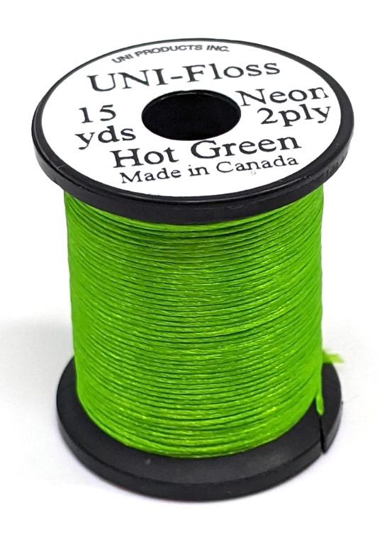 Uni Floss Neon Hot Green Threads
