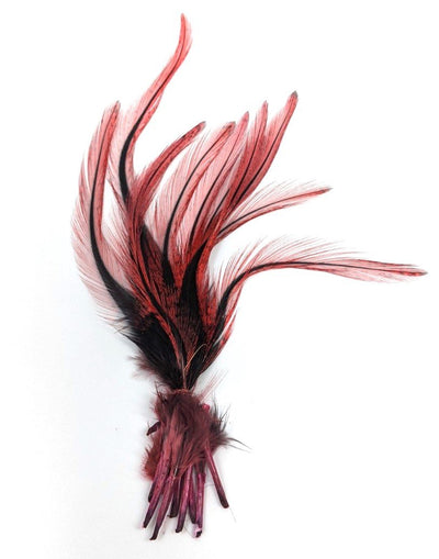 UV2 Coq de Leon Perdigon Fire Tail Feathers #130 Fl Flame Saddle Hackle, Hen Hackle, Asst. Feathers