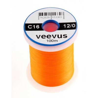 Veevus 12/0 Tying Thread #137 Fl Orange Threads