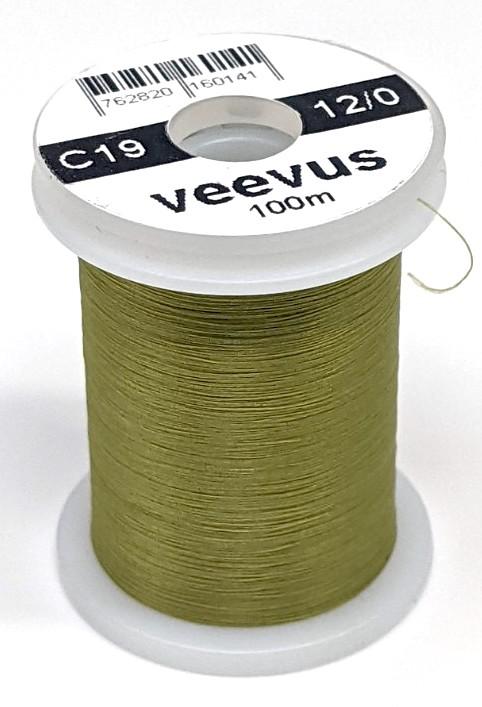 Veevus 12/0 Tying Thread Light Olive 