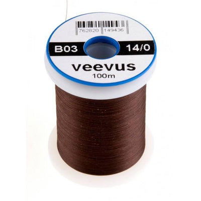 Veevus 14/0 Tying Thread #40 Brown Threads