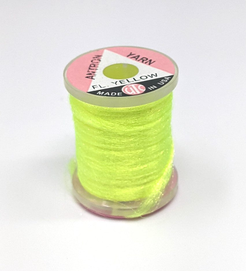 Wapsi Antron Yarn Spool Fl Yellow Chenilles, Body Materials