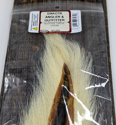 Wapsi Bucktail Large Cream Hair, Fur