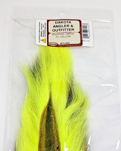 Wapsi Bucktail Large Fl. Yellow Hair, Fur