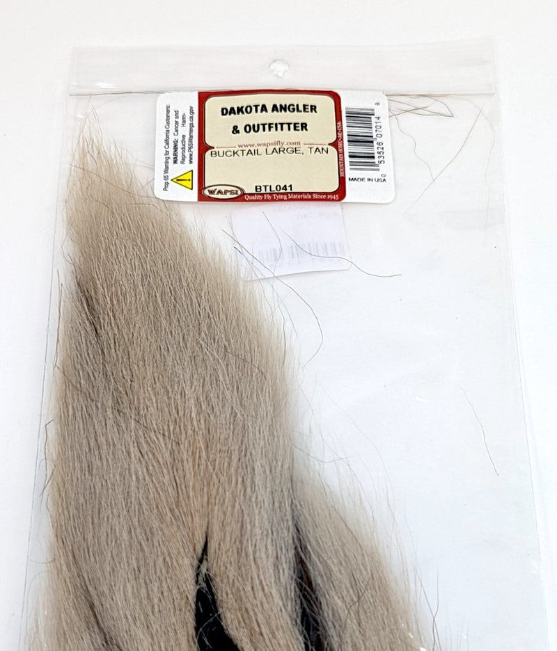 Wapsi Bucktail Large Tan Hair, Fur
