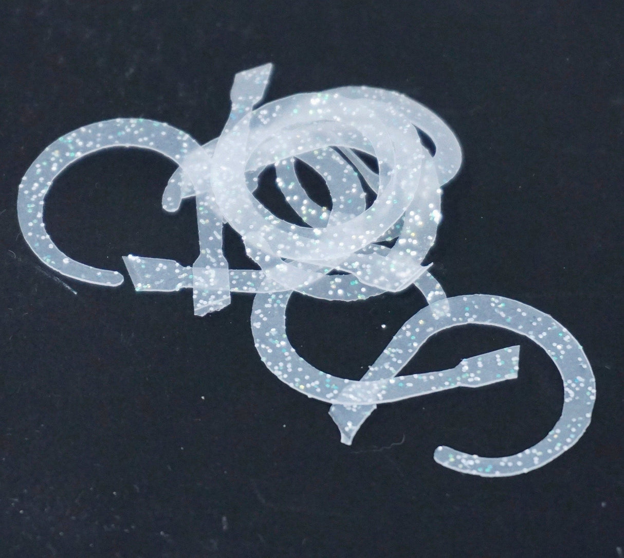Wapsi Fly Tails Clear/Sliver Flake