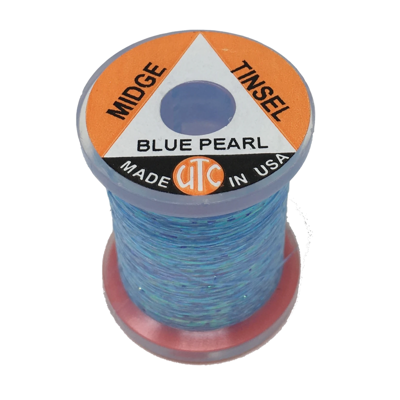 Wapsi Midge Tinsel Blue Pearl Wires, Tinsels