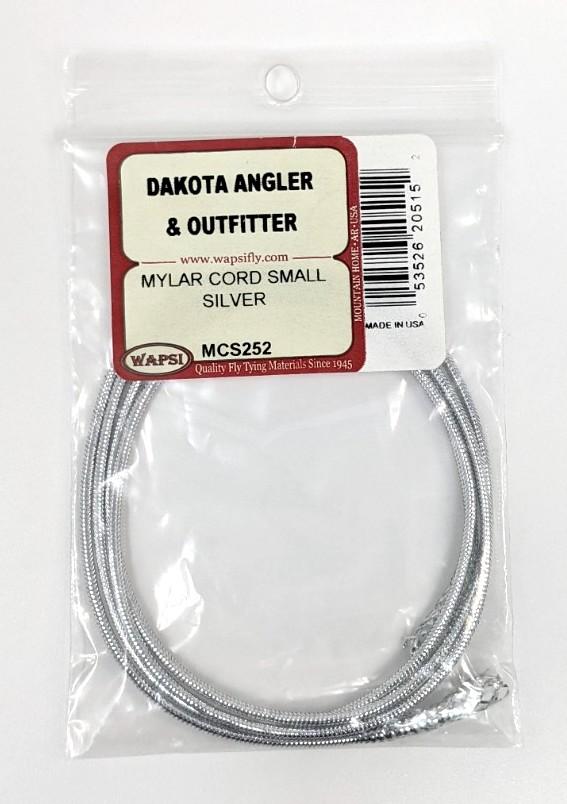 Wapsi Mylar Cord Silver / Small Chenilles, Body Materials