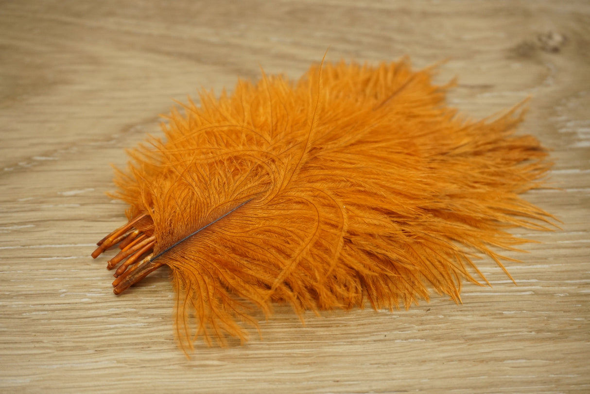 Wapsi Ostrich Marabou Burnt Orange