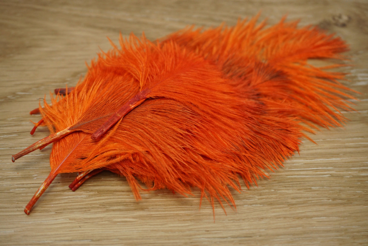 Wapsi Ostrich Marabou Fl Fire Orange