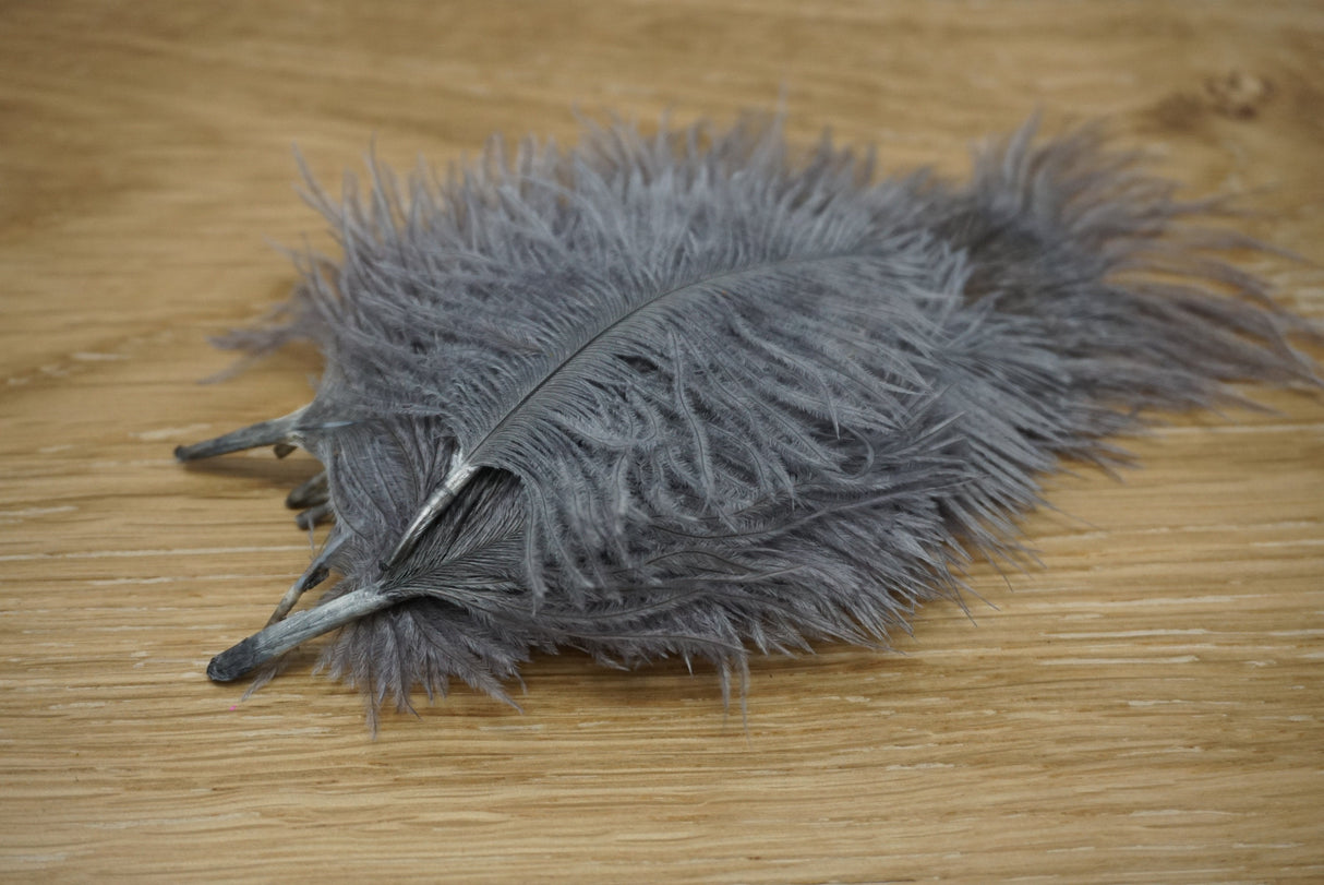 Wapsi Ostrich Marabou Shad Grey