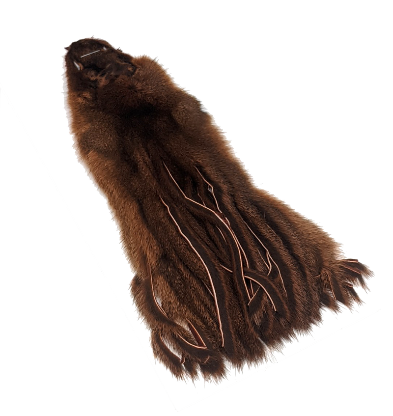Wapsi Pine Squirrel Skin Zonked Rust Hair, Fur