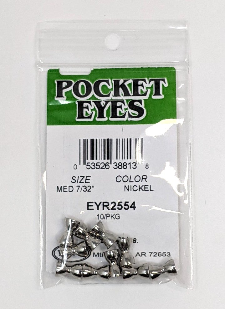 Wapsi Pocket Eyes Medium / Nickel Beads, Eyes, Coneheads