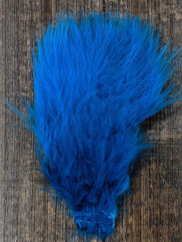 Wapsi Select Marabou Plumes Peacock Blue Saddle Hackle, Hen Hackle, Asst. Feathers