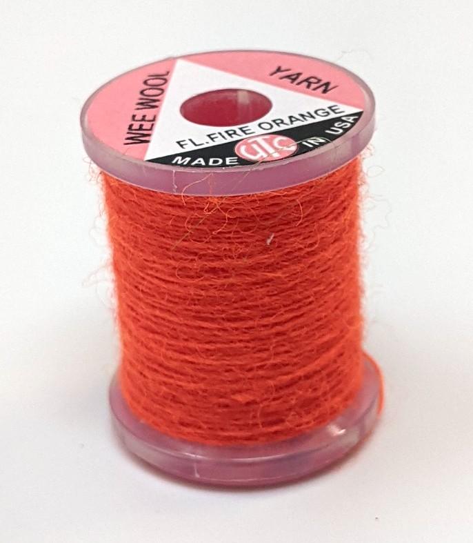 Wee Wool Yarn Fl Fire Orange Chenilles, Body Materials