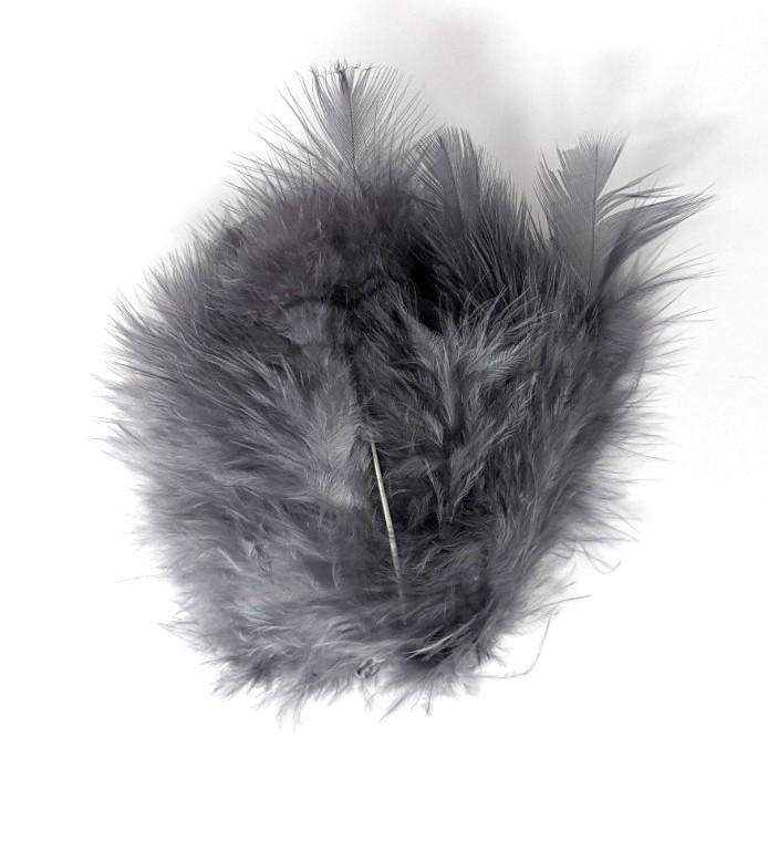 Wooly Bugger Marabou Shad Gray Saddle Hackle, Hen Hackle, Asst. Feathers