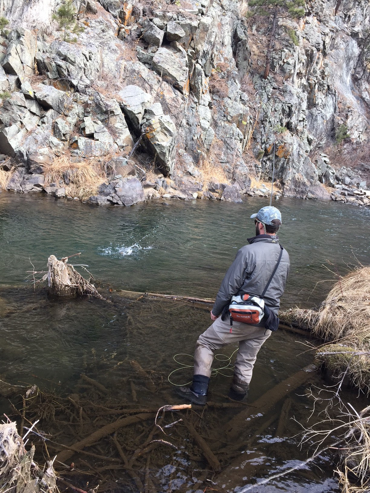 Rapid Creek Black Hills Winter Fly Fishing Trout 2