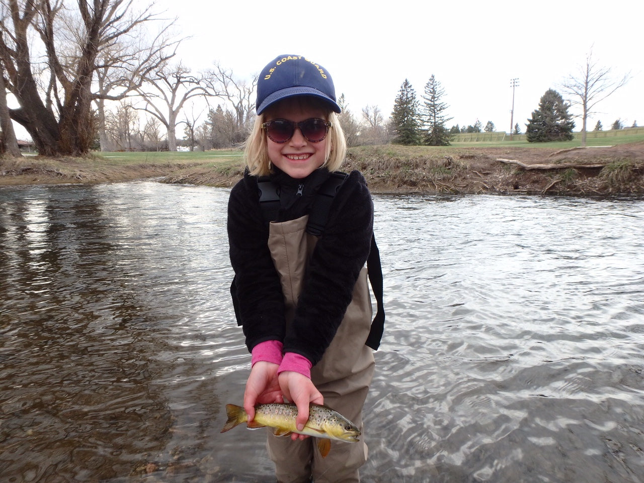 Happy Kid Fishing Black Hills Trout