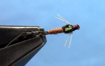 split case pmd nymph fly tying