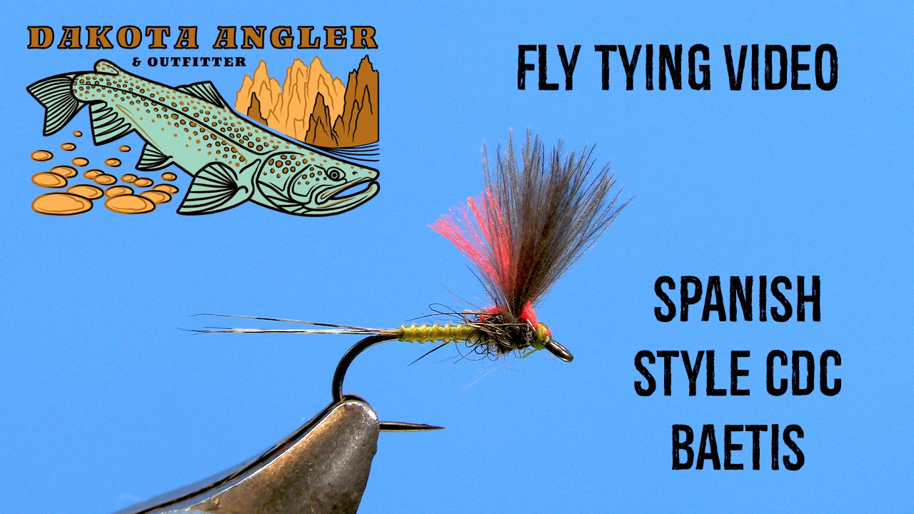 Spanish Style CDC Dry Fly - Baetis - Fly Tying Materials
